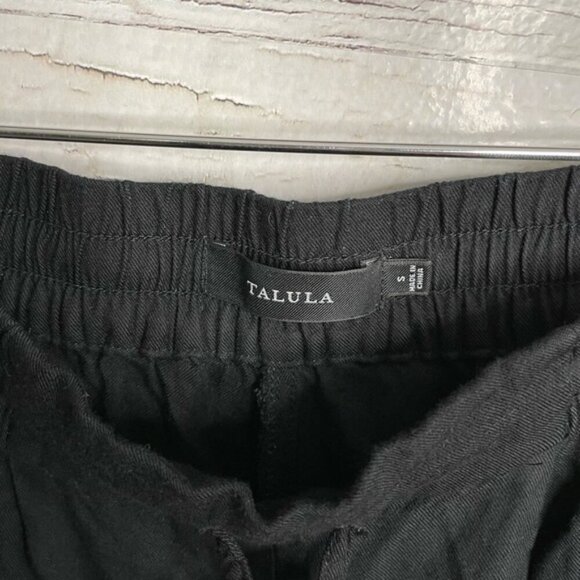 Talula Los Feliz Rayon Drawstring Jogger Style Pants Aritzia size small black - Picture 5 of 12